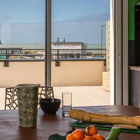 Babord, Appt Avec Terrasse Et Vue Mer Saint-Côme-de-Fresné Esterno foto